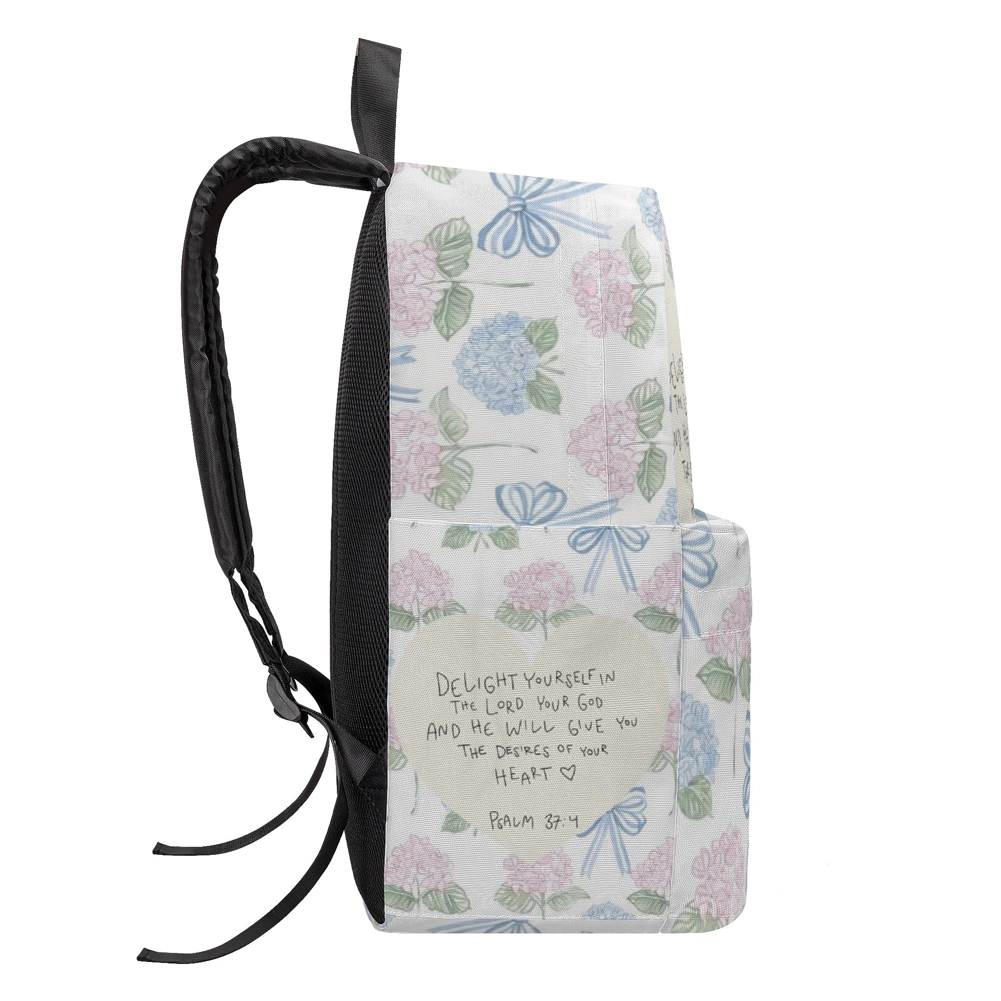 Psalm 37:4 Backpack, Jesus Backpack, Christian Jesus Backpack. PLAF12